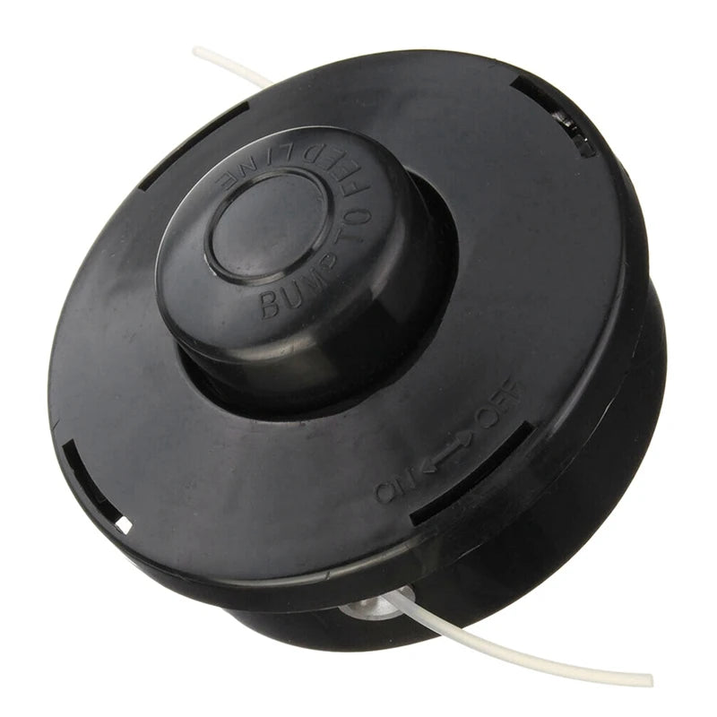 Red/Black Universal Petrol Trimmer Head Bump Feed Line Spool Cutter Plastic Trimmer Head Replacement Lawnmower Parts
