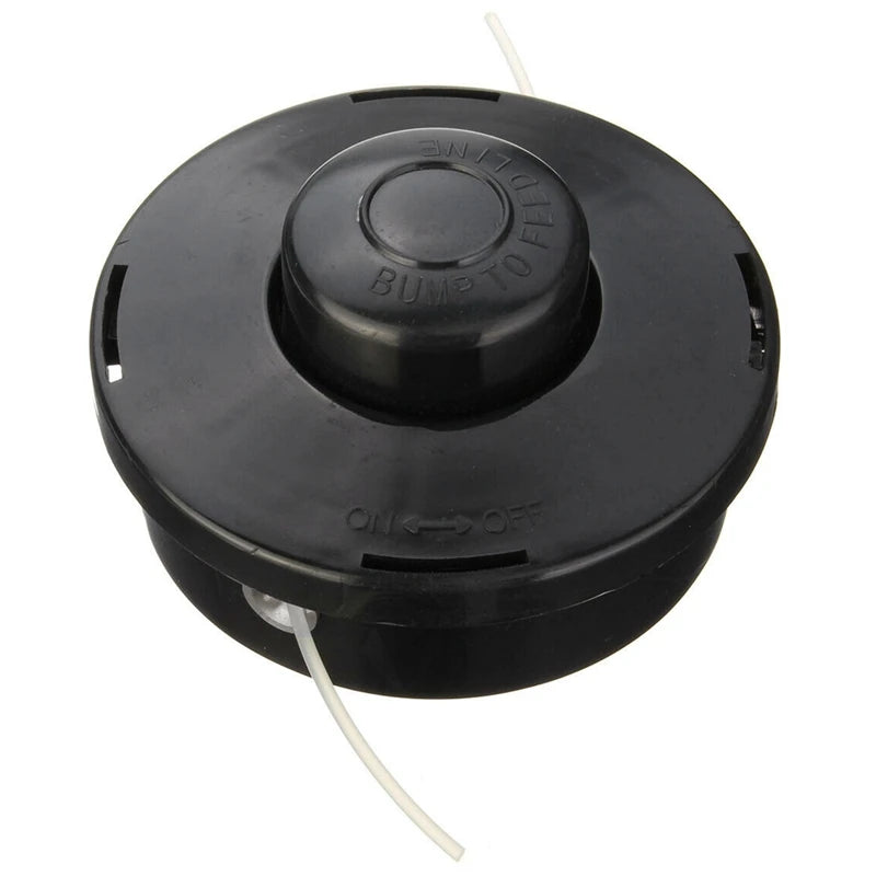 Red/Black Universal Petrol Trimmer Head Bump Feed Line Spool Cutter Plastic Trimmer Head Replacement Lawnmower Parts
