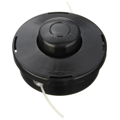 Red/Black Universal Petrol Trimmer Head Bump Feed Line Spool Cutter Plastic Trimmer Head Replacement Lawnmower Parts