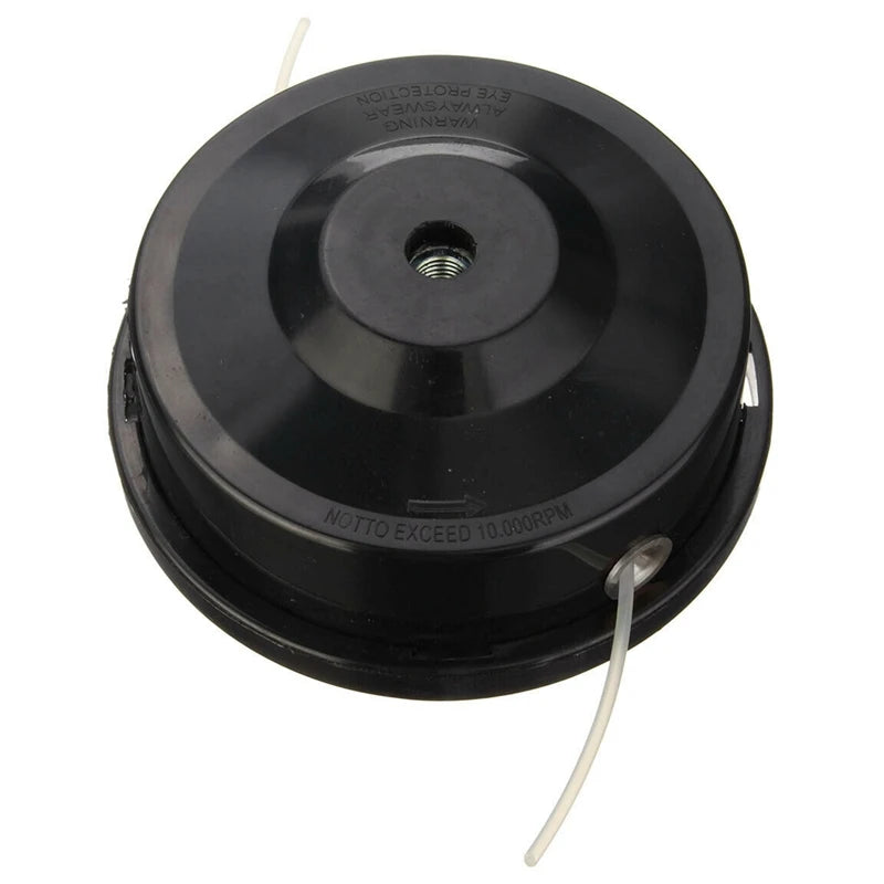 Red/Black Universal Petrol Trimmer Head Bump Feed Line Spool Cutter Plastic Trimmer Head Replacement Lawnmower Parts