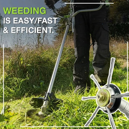 Weed Brush Head Steel Wire Wheel Grass Trimmer Head Removal Moss Rust Lawn Mower Grass Brush Disc Weed Brush Trimmer Heads