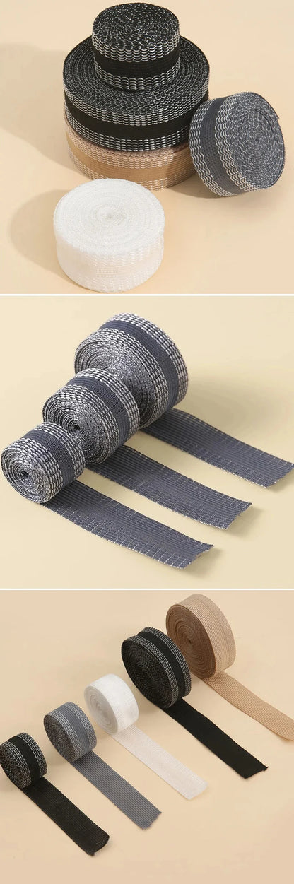 1M-5M Self-Adhesive Trousers Hemming Paste Iron On Pants Edge Shorten Repair Paste Hem Tape Washable Easy Use DIY Sewing Fabric