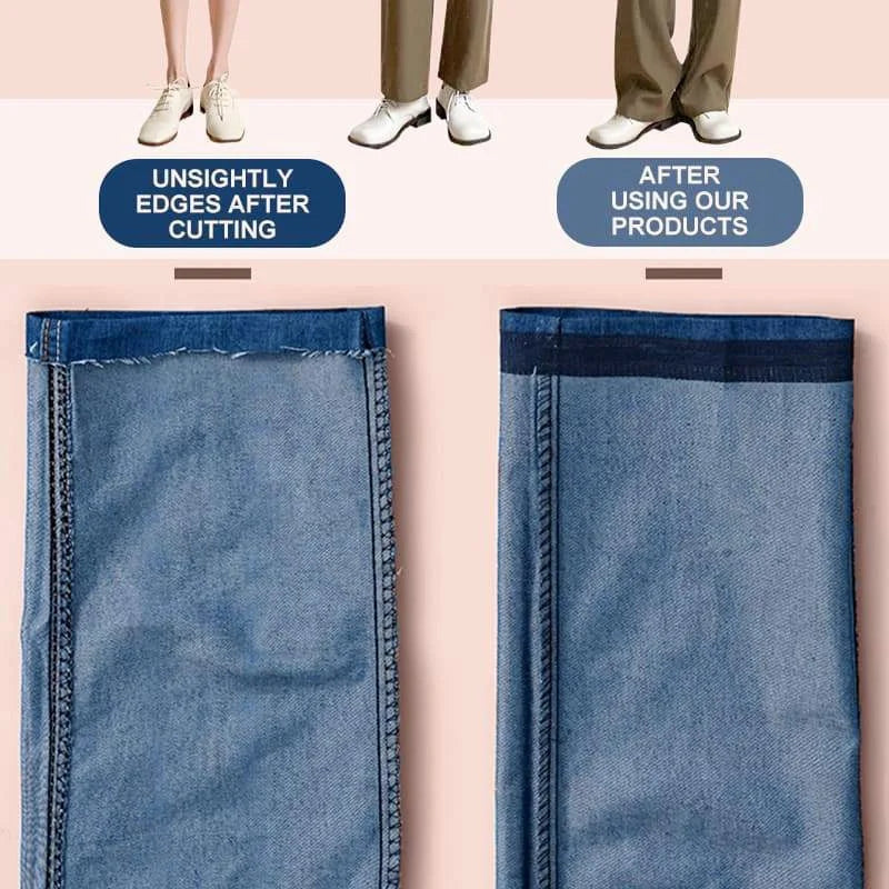 1-5M Self-Adhesive Pants Hem Paste Tape Trouser Edge Paste Iron-on Pant Shorten Repair Jean Hemming Tape For DIY Sewing Fabric