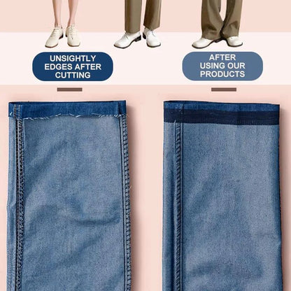 1-5M Self-Adhesive Pants Hem Paste Tape Trouser Edge Paste Iron-on Pant Shorten Repair Jean Hemming Tape For DIY Sewing Fabric